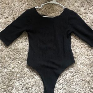 Stunning black bodysuit